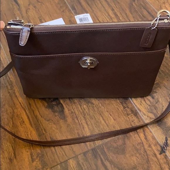 Coach Legacy Turnlock Leather Crossbody - Picture 4 of 5